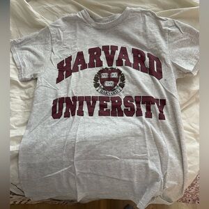 NWOT Harvard University Gray T-Shirt